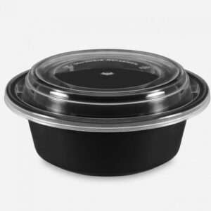 250ML ROUND CONTAINER WITH DOME LID (RO-10)