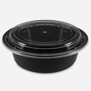900ML ROUND CONTAINER WITH DOME LID (RO-32)