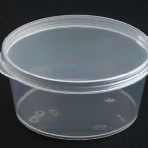 1oz ROUND HINGED CONTAINER