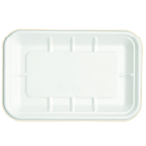 2D BIO RECTANGLE TRAY (WHITE)
