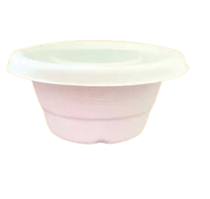 340 & 500ML BIO CONTAINER (LID AVAILABLE) WHITE