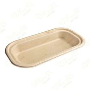 750ML OVAL BIO CONTAINER (NATURAL)