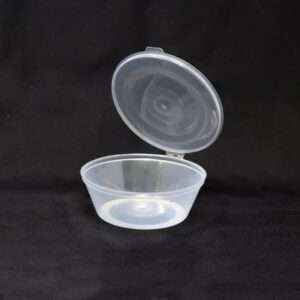 6oz ROUND HINGED CONTAINER