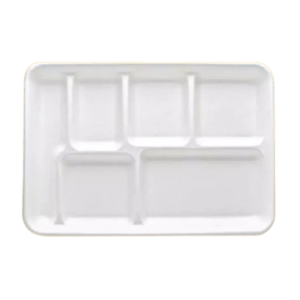 6 COMPARTMENT MEAL TRAY
