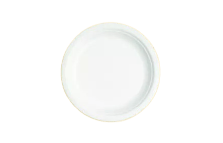 11" ROUND BIO PLATE (WHITE)