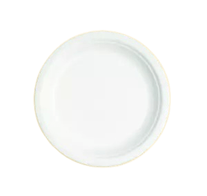 7" ROUND BIO PLATE (WHITE)