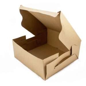 CAKE BOX BROWN (10 x 10 x 3)