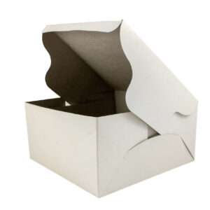 CAKE BOX WHITE (7 x 7 x 4)