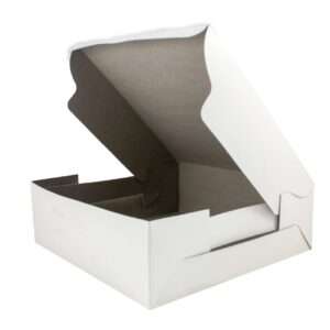 CAKE BOX WHITE (9 x 9 x 3)