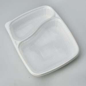2 COMPARTMENT MEAL TRAY