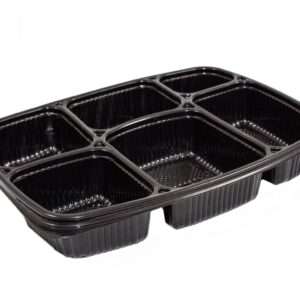 6 COMPARTMENT MEAL TRAY