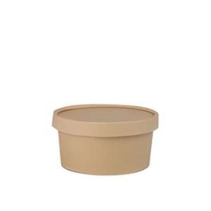 250ML ROUND KRAFT CONTAINER